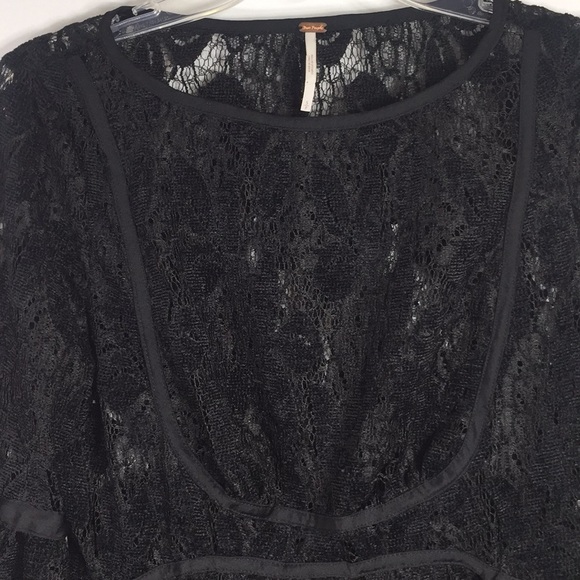 Free People Ruby Crochet Lace Mini Dress - Picture 3 of 8